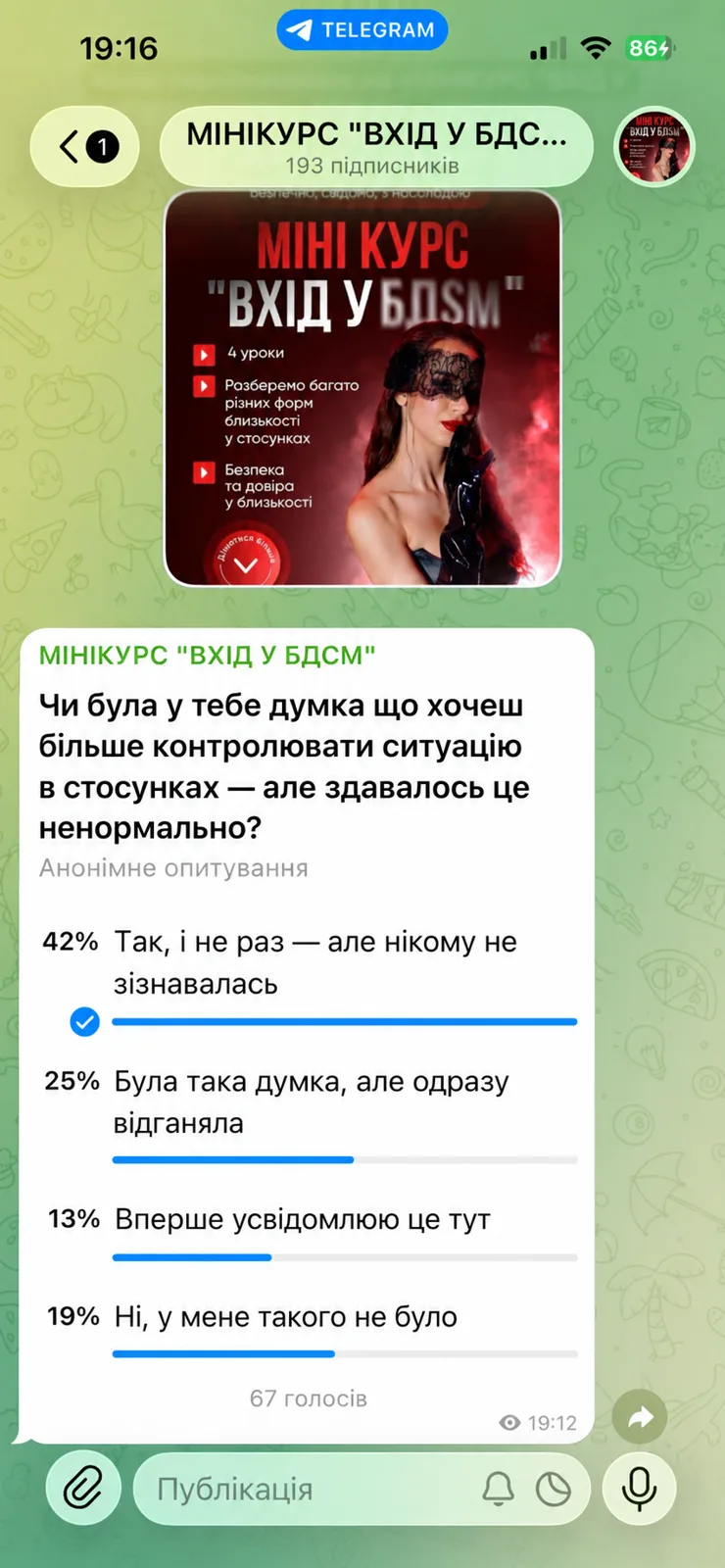 Результати анонімного опитування Катерини Карім: чи гуглили жінки кінкі та БДСМ вночі — відповіді аудиторії